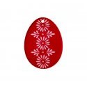 Dekorace vajíčko červená