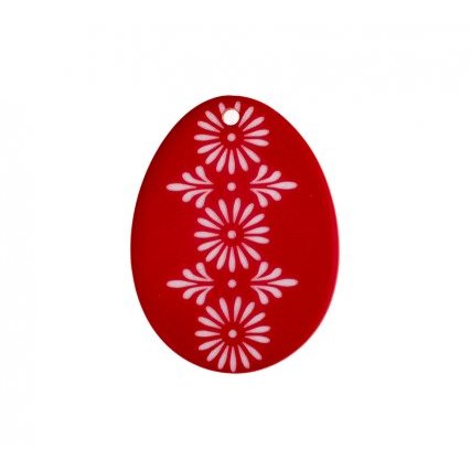 Dekorace vajíčko červená