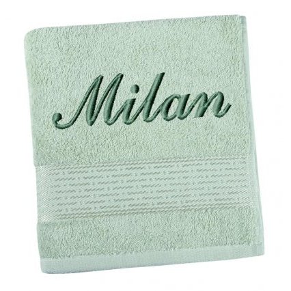 Froté osuška proužek s výšivkou jména