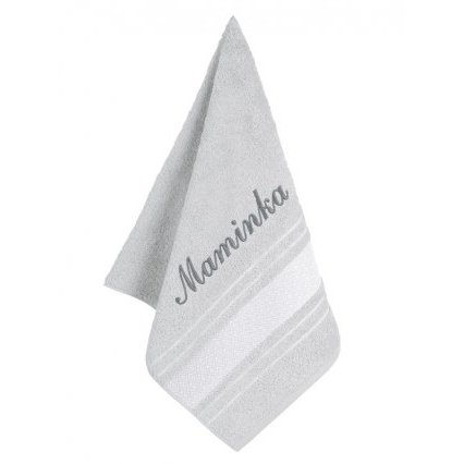 Froté ručník mozaika se jménem MAMINKA