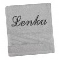 Froté osuška proužek s výšivkou jména