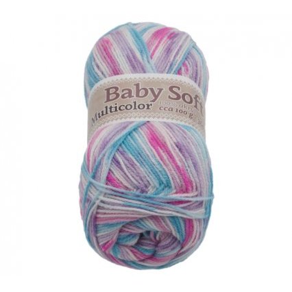 Příze BABY SOFT multicolor