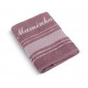 Froté ručník mozaika se jménem MAMINKA