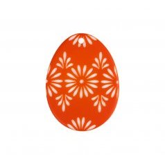 Dekorace vajíčko oranžová