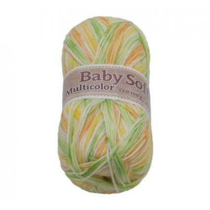 Příze BABY SOFT multicolor