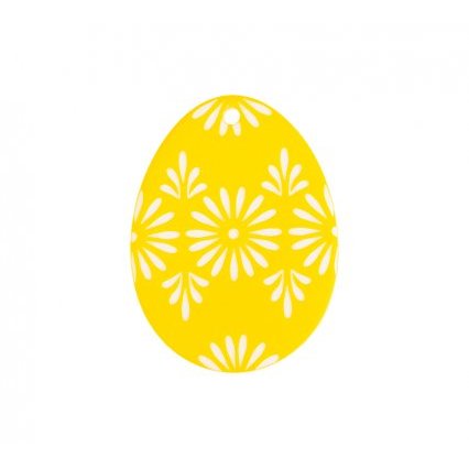 Dekorace vajíčko žlutá