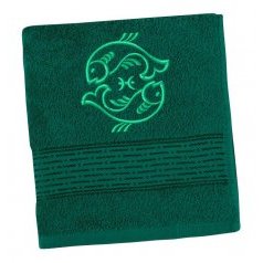 Froté osuška proužek s výšivkou znamení zvěrokruhu