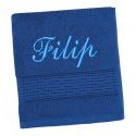 Froté ručník proužek s výšivkou jména