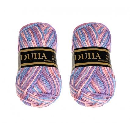 SET 2ks - Příze DUHA