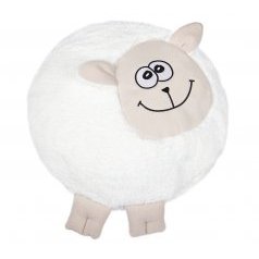 Tvarovaný polštářek ovečka bílá