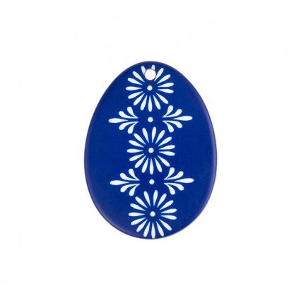 Dekorace vajíčko modrá