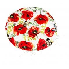 Sedák BERTA kulatý prošívaný