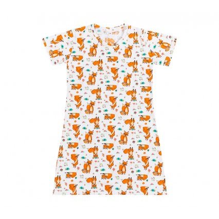 Noční košile krátký rukáv