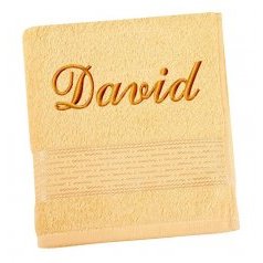 Froté ručník proužek s výšivkou jména