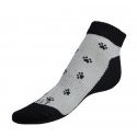 Ponožky nízké Tlapky černé