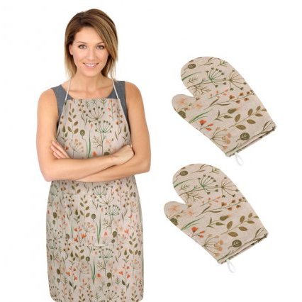 Kuchyňská zástěra+chňapka 2ks DITA