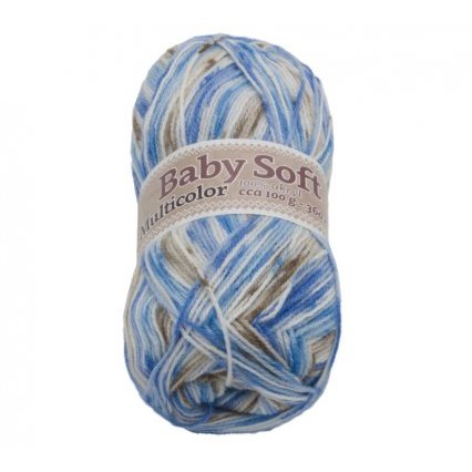 Příze BABY SOFT multicolor