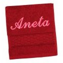 Froté ručník proužek s výšivkou jména