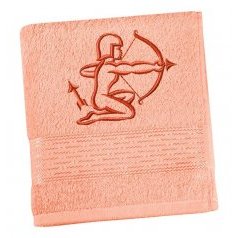 Froté ručník proužek s výšivkou znamení zvěrokruhu