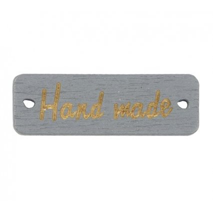 Nášivka Hand Made dřevěná