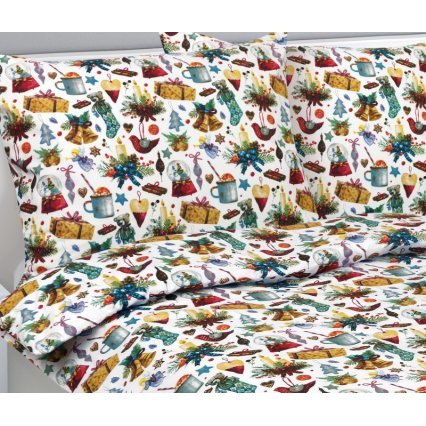 Povlečení bavlněné - Vánoce