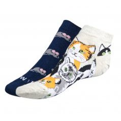 Ponožky nízké Kočka a myš