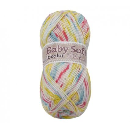 Příze BABY SOFT multicolor