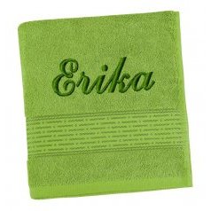 Froté osuška proužek s výšivkou jména