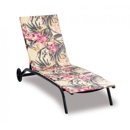 Polstr na plážové lehátko - potah na zip