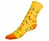 Ponožky Kolo žluté