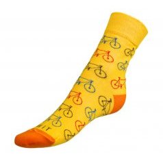 Ponožky Kolo žluté
