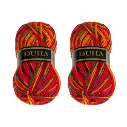 SET 2ks - Příze DUHA