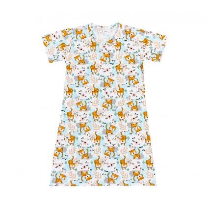 Noční košile krátký rukáv