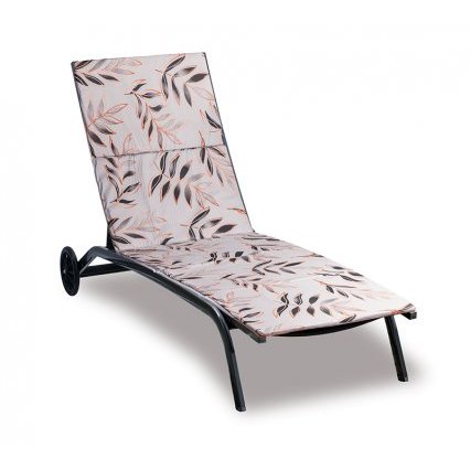 Polstr na plážové lehátko - potah na zip