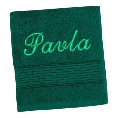 Froté osuška proužek s výšivkou jména