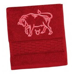 Froté ručník proužek s výšivkou znamení zvěrokruhu