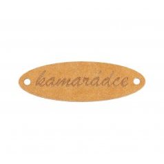 Nášivka "KAMARÁDCE" papírová - sada 6 ks.