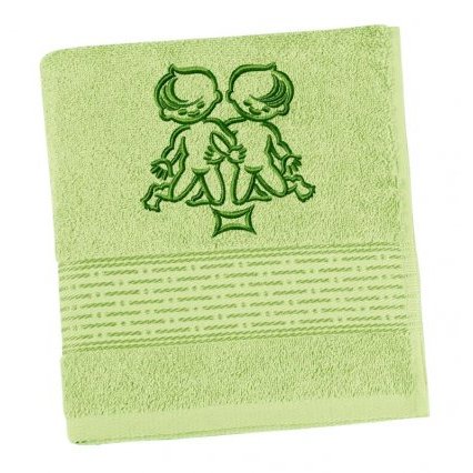 Froté osuška proužek s výšivkou znamení zvěrokruhu