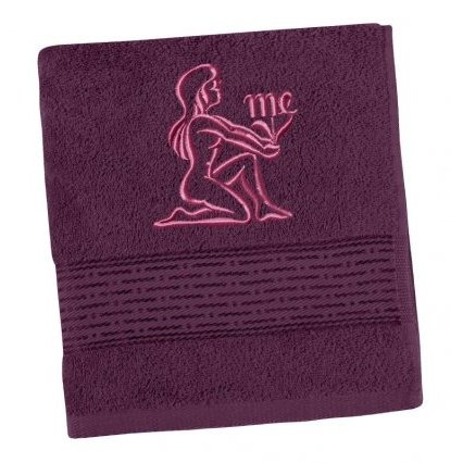 Froté ručník proužek s výšivkou znamení zvěrokruhu