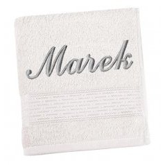 Froté osuška proužek s výšivkou jména