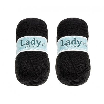 SET 2ks - Příze LADY DE LUXE