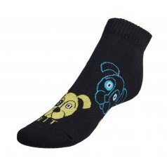 Ponožky nízké Pes černý