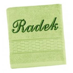 Froté osuška proužek s výšivkou jména