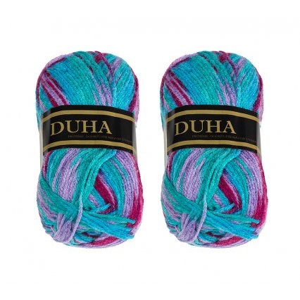 SET 2ks - Příze DUHA