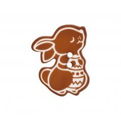 Dekorace zajíček hnědá