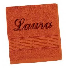 Froté osuška proužek s výšivkou jména