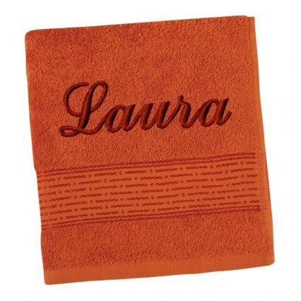 Froté osuška proužek s výšivkou jména