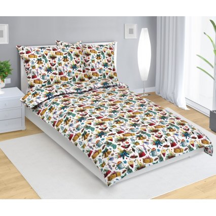 Povlečení bavlněné - Vánoce