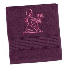 Froté osuška proužek s výšivkou znamení zvěrokruhu