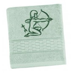 Froté osuška proužek s výšivkou znamení zvěrokruhu